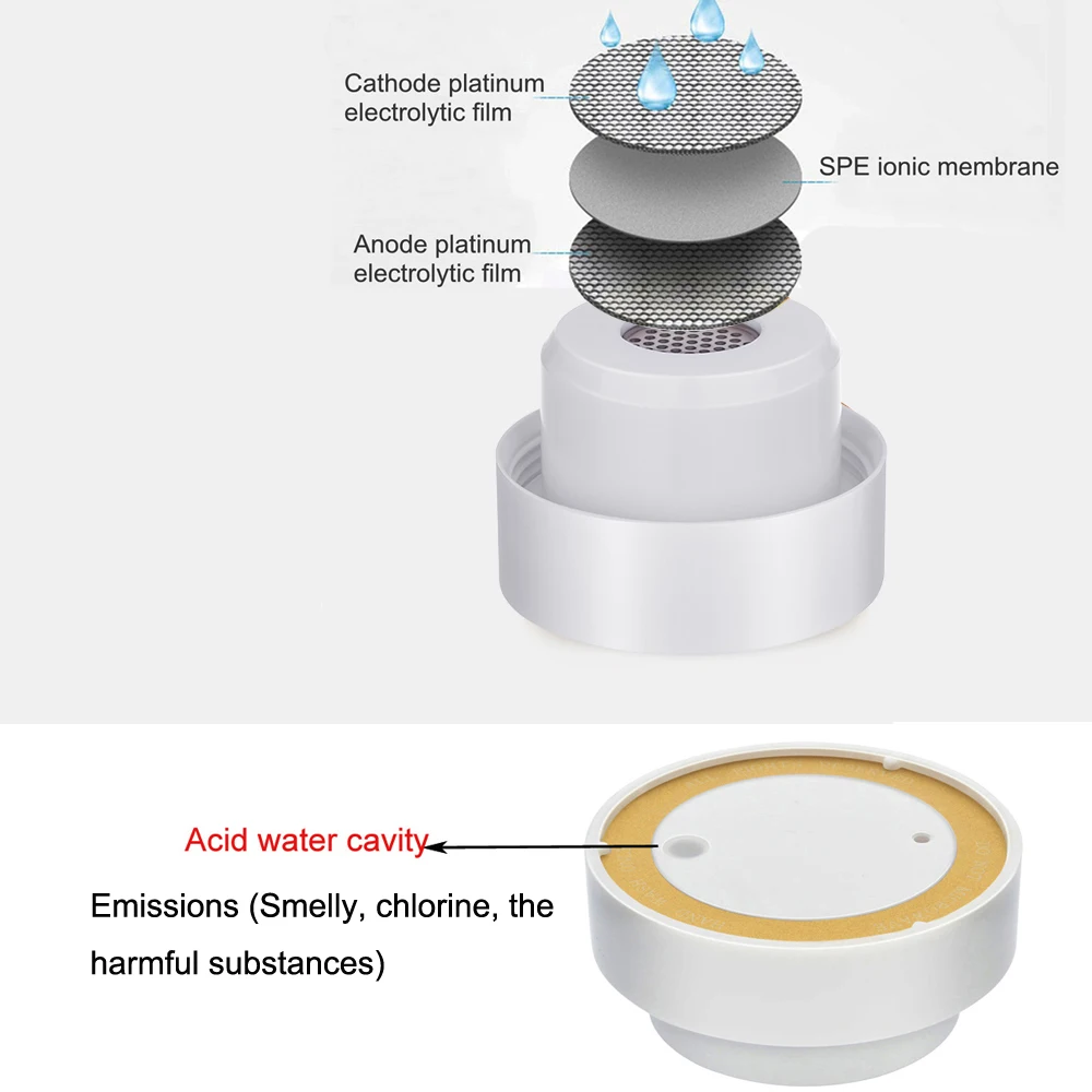 Портативный H2 Электролизный ионизатор генератор водородной воды Бутылка 600 мл