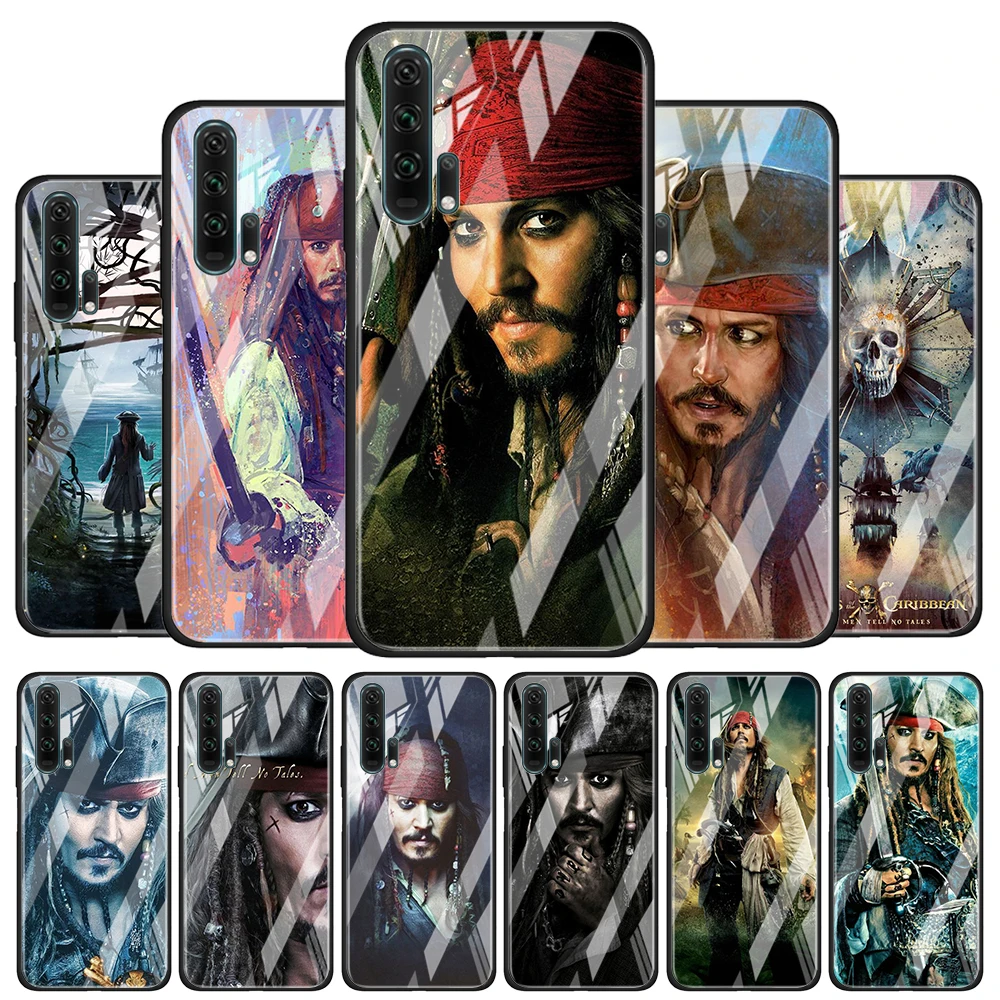 

Disney Pirates of the Caribbean for Honor 30 20 10 9X Pro Plus Lite 8X Huawei Y8P Y6P Y5P Y9 Y7 2019 Tempered Glass Phone Case