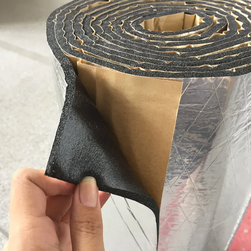 

5mm/7mm/10mm/20mm 50*100CM Car Sound Deadener Mat Noise Bonnet Insulation Deadening for Hood Engine Sticker Trunk Soundproof