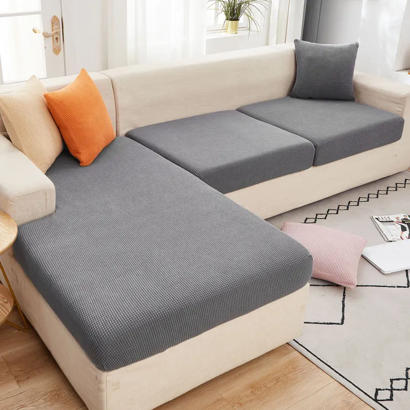 

Однотонный чехол для диванной подушки, Эластичный Защитный чехол для дивана, стирающийся чехол для дивана, украшение для дома