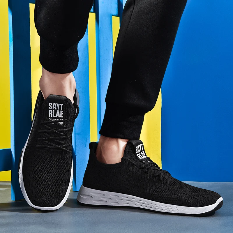 

Men Sneakers Fashion Breathable Mesh Men's Casual Shoes tenis masculino homme Lace Up Lightweight Male Walking Shoes Mens Shoes