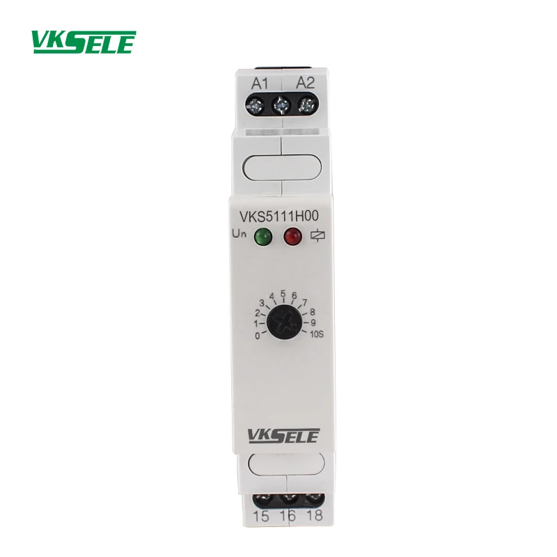 VKS5111 15A AC/DC 12V 24V 240V Регулируемый DIN риал реле задержки таймера | Обустройство дома