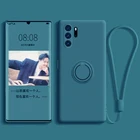Мягкий силиконовый чехол для Huawei P30, P20, P40 Pro, Mate 20, Nova 5T, Honor 20, P20Pro, P30Pro, P40Pro, Mate 20, чехлы с кольцом-держателем и подставкой