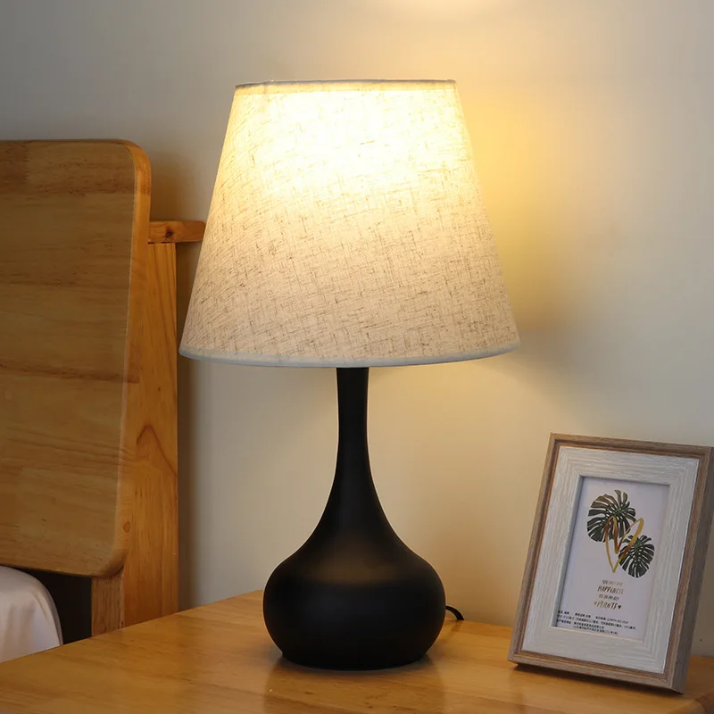 

Bedside Lamp Decoration To The Hotel Study Is Contracted and Contemporary Bedroom Warmth, Wrought Iron Touch Creative