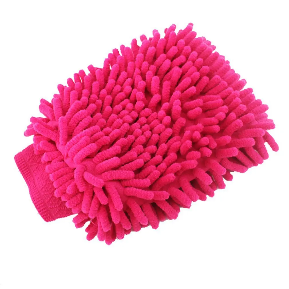

Mini Soft Microfiber Single Sided Coral Velvet Gloves Car Wash Gloves Automobile Supplies Car Wash Glove