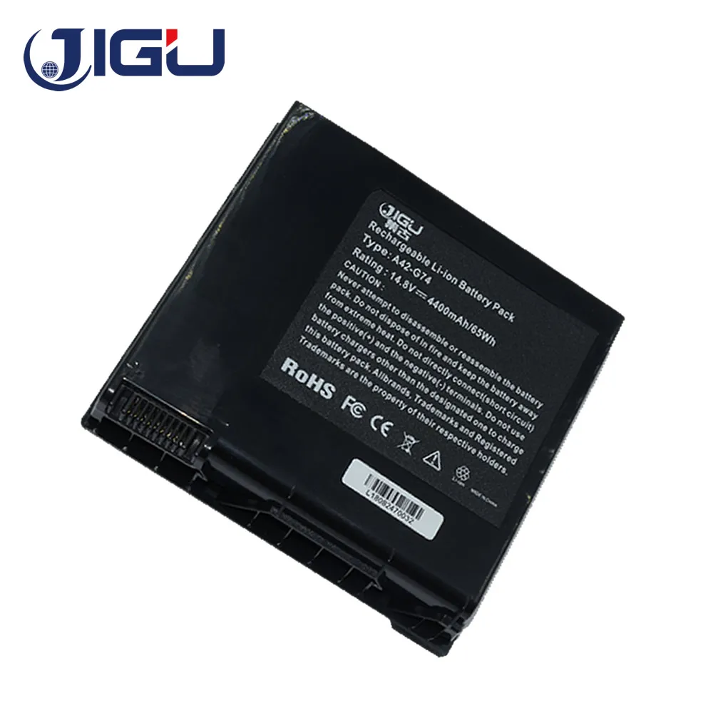 

JIGU 14.8V 8 CELLS Laptop Battery A42-G74 ICR18650-26F For Asus G74 Series G74J G74S G74JH Series G74SW Series G74SX Series