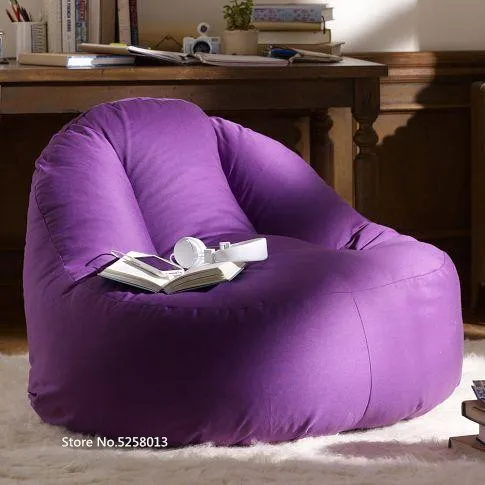 Чехол для дивана PinkLazy BeanBag стулья без наполнителя из льняной ткани мешок отдыха