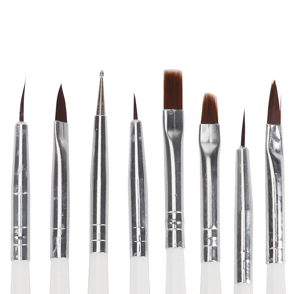 8 шт. цветочные лепестки прочный макияж портативный набор ручек для рисования лак