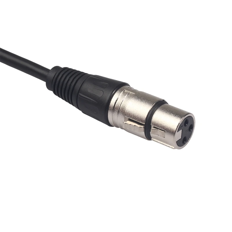 Xlr 3 контактный разъем Мама до 5 мм дюймовый Штекерный Trs кабель адаптера для