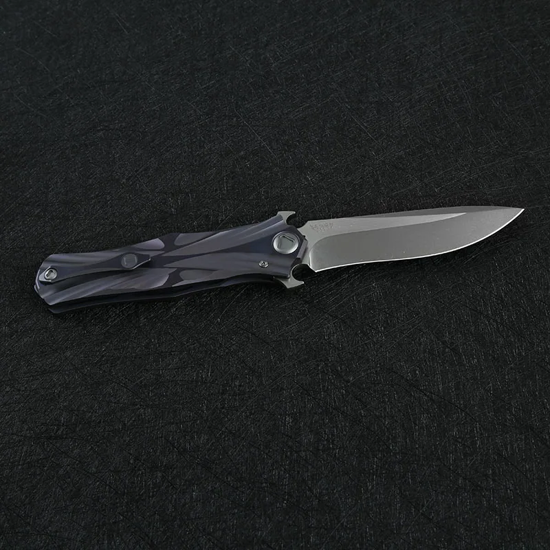 Титановый плавник DICORIA VENOM Kevin John T series M390 складной нож тактические ножи для