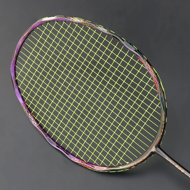 Профессиональные легкие ракетки для бадминтона T700 из углеродного волокна 4U со