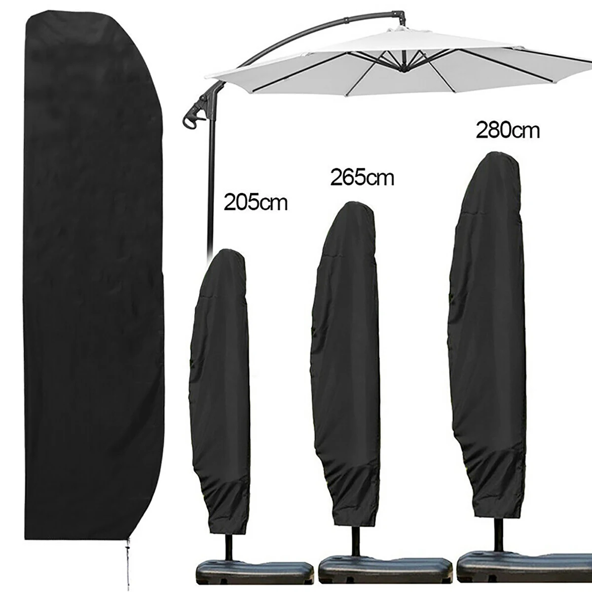 

Banana Parasol Cover Cantilever Umbrella Garden Large Patio Home Outdoor Black Garden Furniture Patio Furniture Covers Outdoor