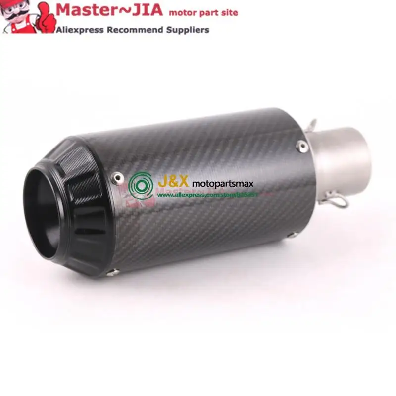 

ER-6N ER-6F MOTORCYCLE Exhaust MUFFLER Full system contact middle pipe + EXHAUST FOR KAWASAKI ER6N ER6F Ninja650R 2012-2014