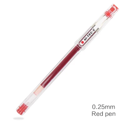 20C2.5-red 1 шт. пилот HI-TEC-C гелевая ручка BLLH-20C3 BLLH-20C4 BLLH-20C5 0,3 мм 0,4 мм 0,5 мм 0,25 мм финансовых ручка Япония письменные принадлежности - Цвет: 20C2.5-red