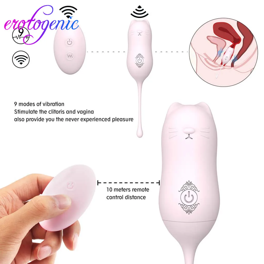 Jump Egg секс-шоп с подогревом вибратор для женщин g-точка беспроводным пультом