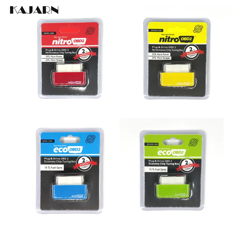 KAJARN OBD2 Запуск экономичного чипа тюнинговая коробка OBD для автомобиля экономия
