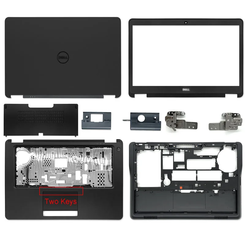 

New For Dell Latitude E7450 7450 Laptop LCD Back Cover/ Front Bezel/Hinges /Palmrest/Bottom Case 0VYTPN 0XNM5T 0GNRHX 0KN08C
