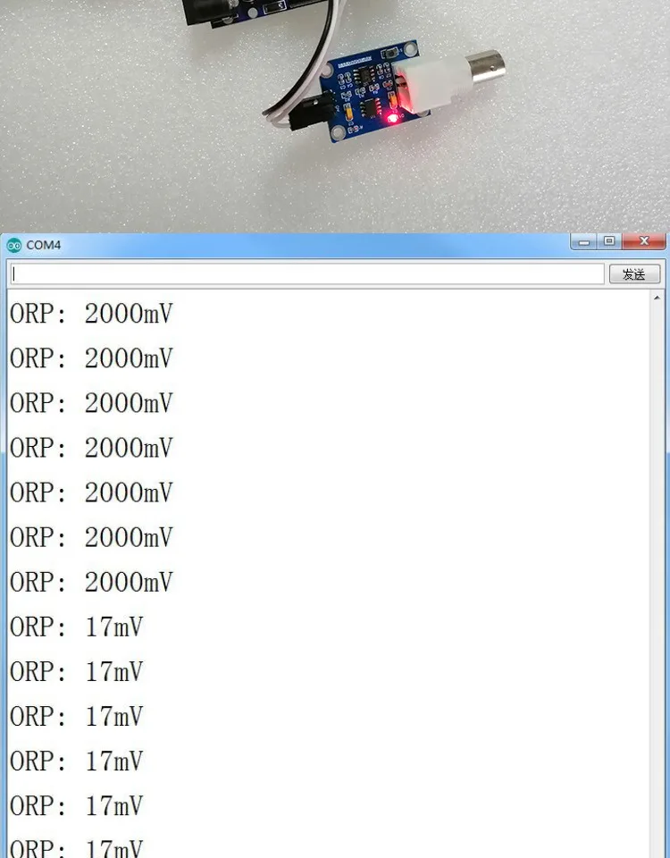 Модуль потенциального датчика окисления потенциометр ОВП модуль контроля