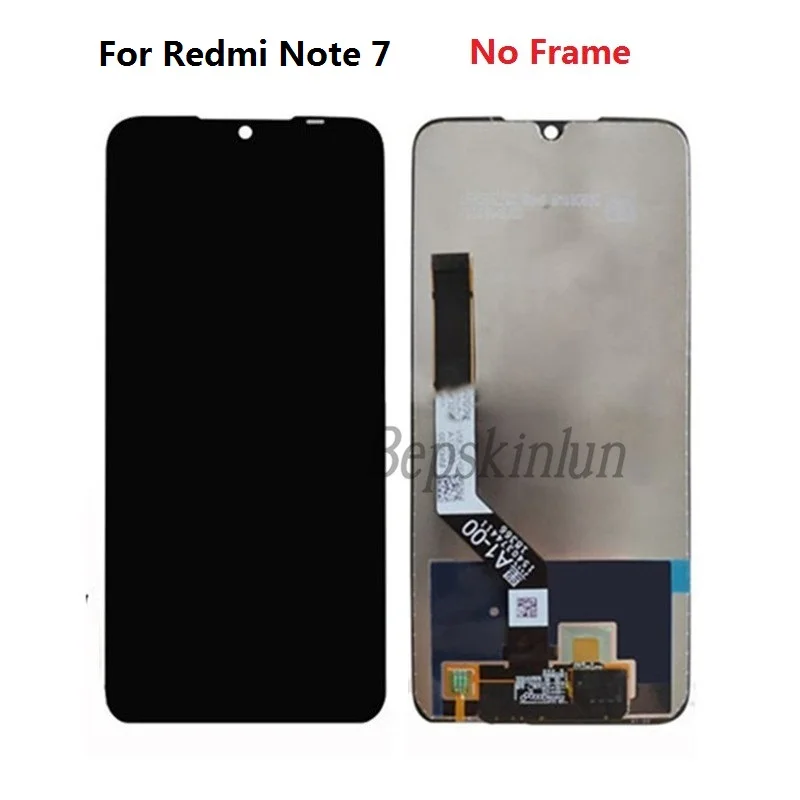 Bepskinlun для Xiaomi Redmi Note 7 Pro Оригинальный ЖК-дисплей сенсорный экран дигитайзер