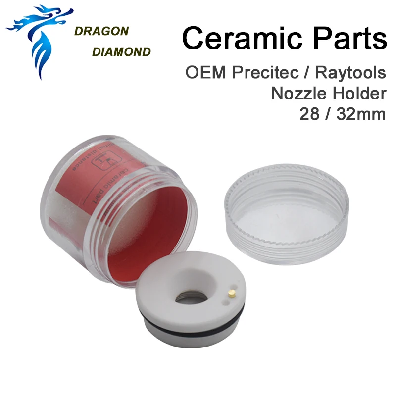DRAGON Алмазный лазер керамический 28 мм/24 5 мм 32 мм/28 OEM Precitec Raytools Lasermech Bodor Держатель