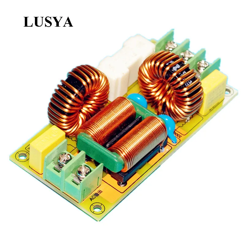 Модуль фильтра электромагнитных помех Lusya 2A 4A 15A 25A EMI фильтр питания переменного