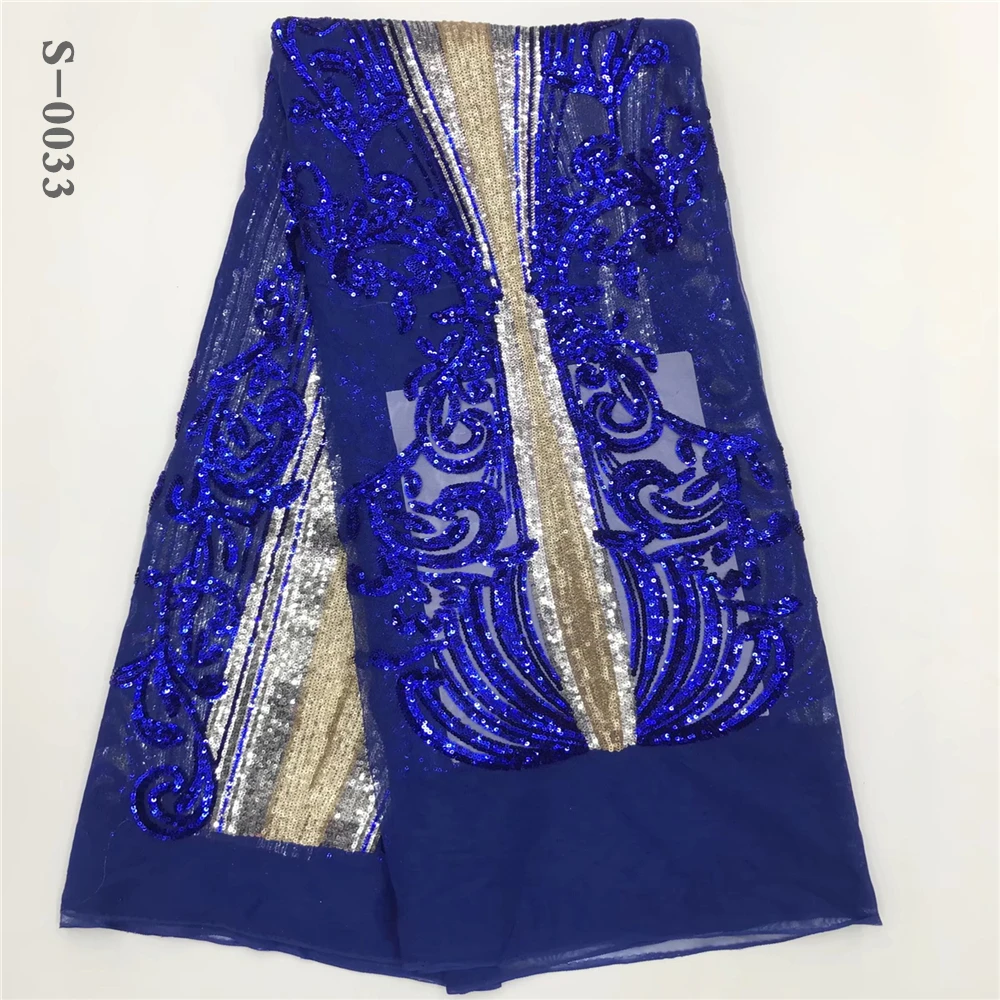 2020 кружевная ткань с блестками сетчатая африканская вышивка фиолетового цвета