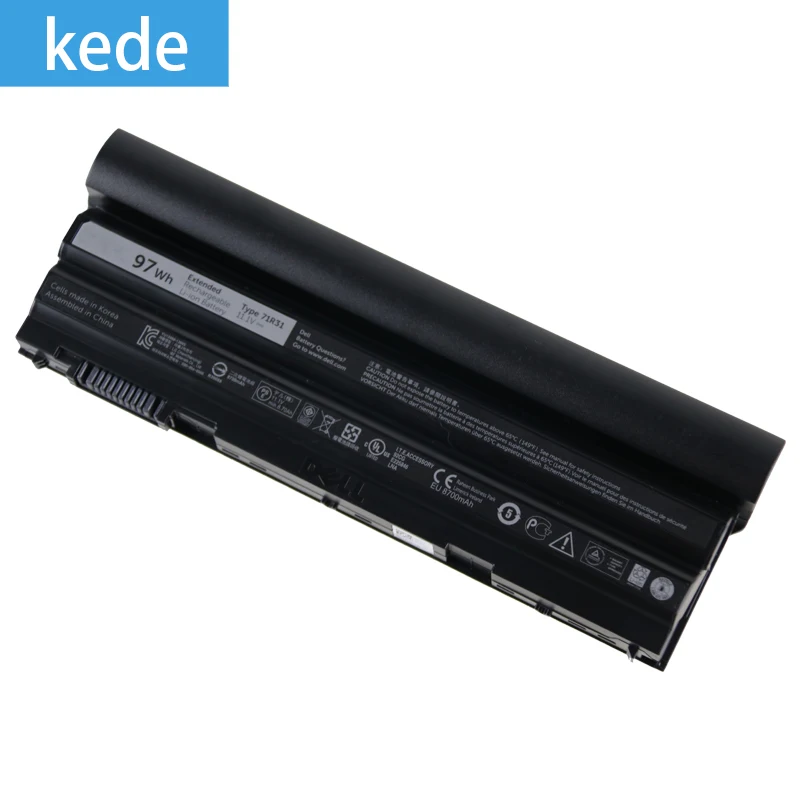 Kede ноутбук батарея 71R31 для Latitude E6440, N3X1D E6540 HTX4D 5DN1K GCJ48 312-1443 CRT6P WT5WP 11,1 V 97Wh 9 ячеек