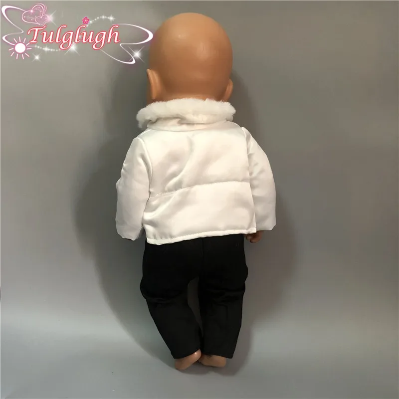 Белый пиджак подходит для куклы американская девушка одежда 18 дюймовые 43 см