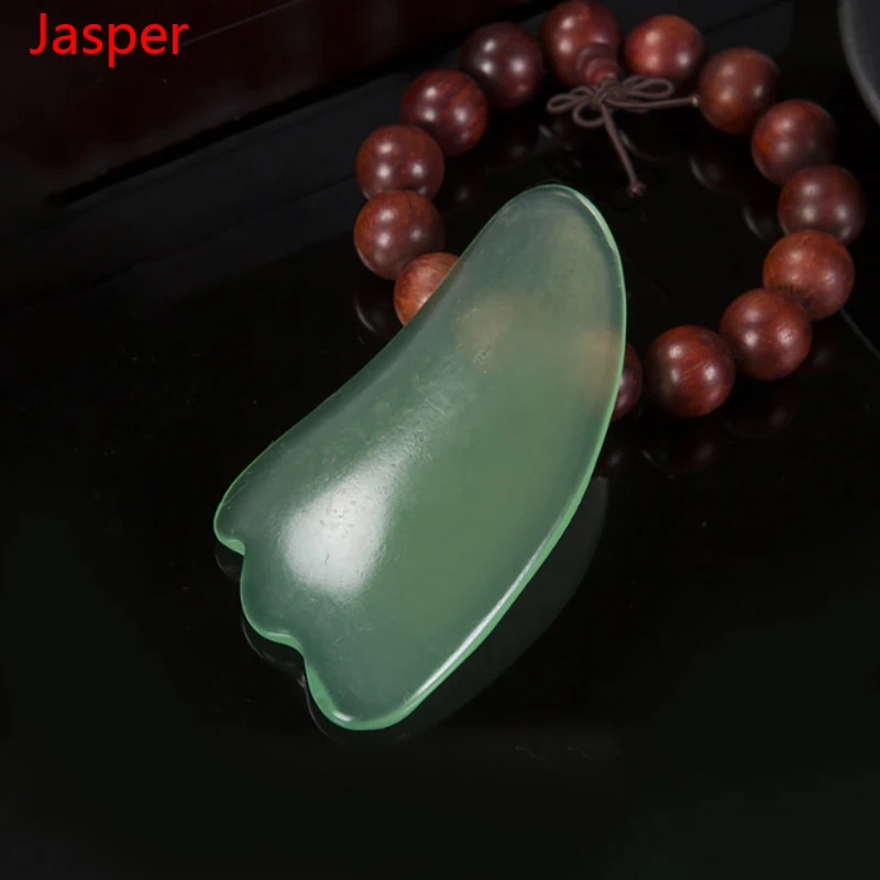 

Natural Resin Guasha Scraper Beeswax Massage for Face Neck Body Guasha Scraper SPA Therapy Massage Board Face Skin Care Tool 1pc