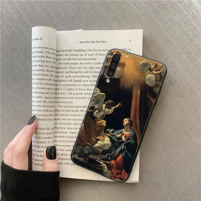 

medieval Middle Ages Oil Painting Phone Case For Samsung galaxy S 9 10 20 A 10 21 30 31 40 50 51 71 s note 20 j 4 2018 plus