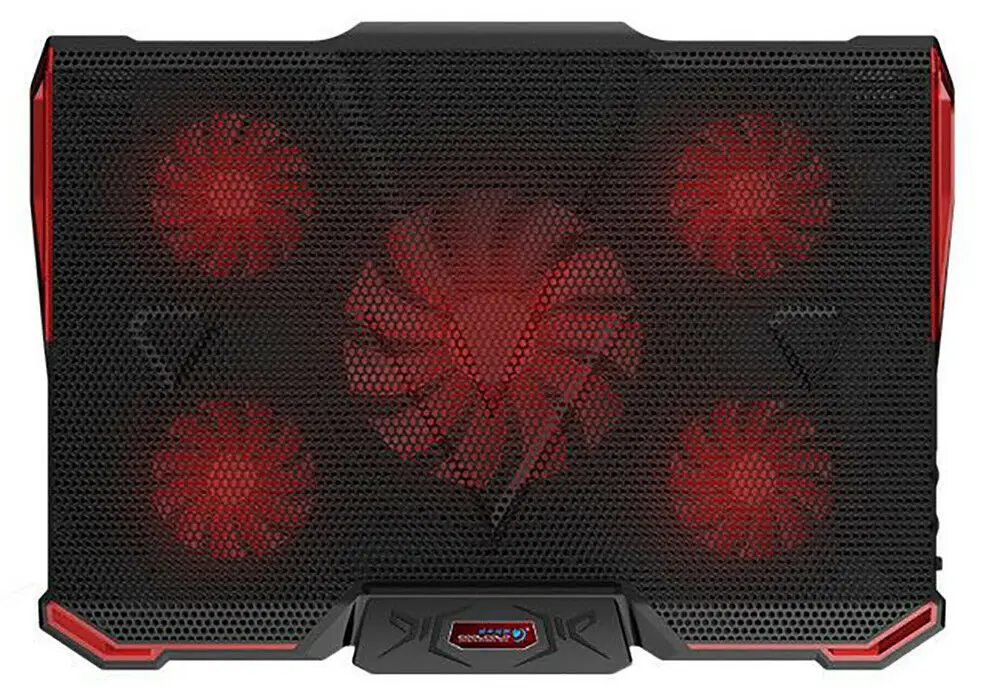 

Ультратихий охлаждающий коврик для ноутбука 12-17,3 дюймов, подставка для ноутбука с 5 светодиодный ными вентиляторами