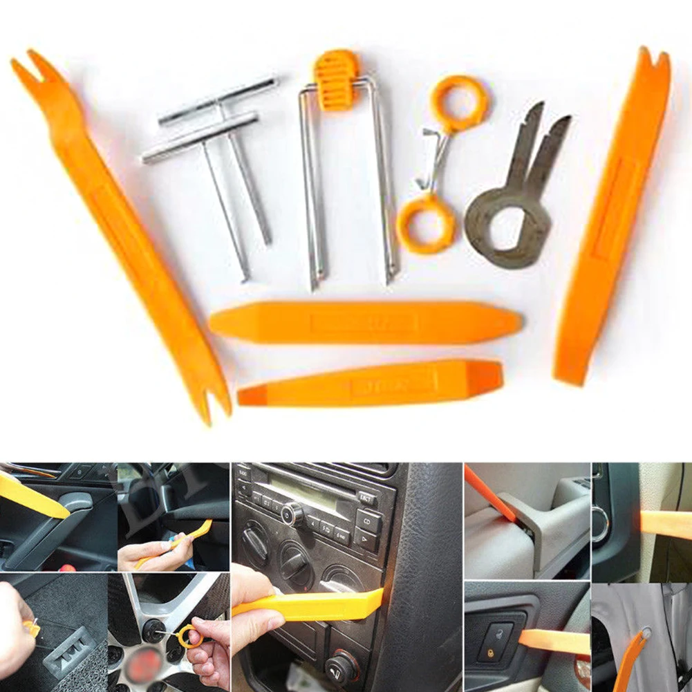 12 шт. ручной зажим для двери автомобиля Dash Авто Аудио разборка набор инструментов