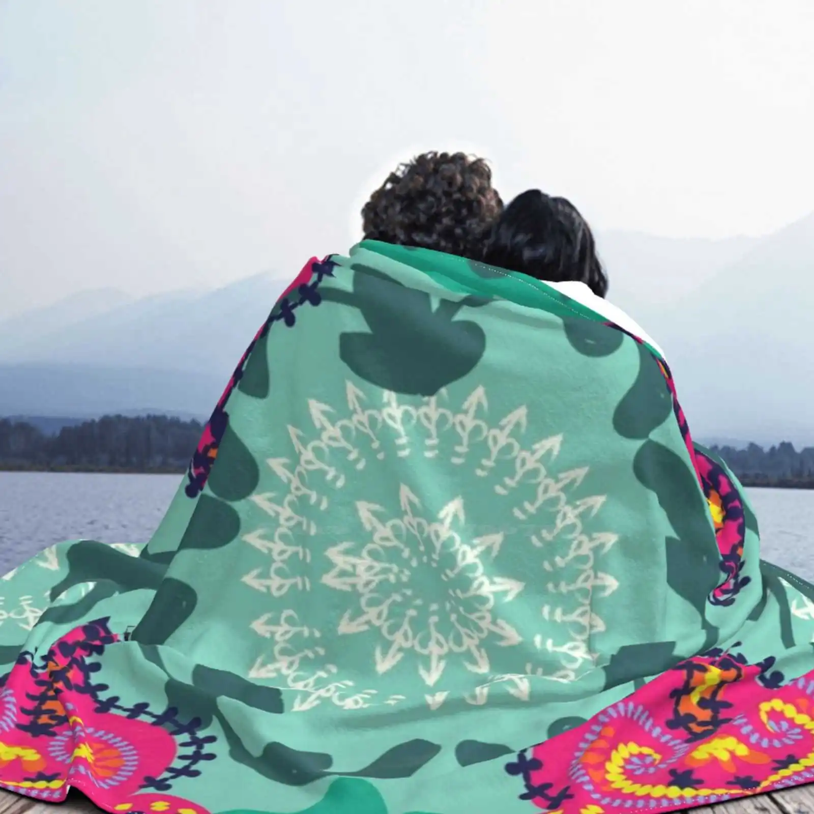 Шикарное одеяло в стиле бохо мягкое теплосветильник легкое тонкое украшение