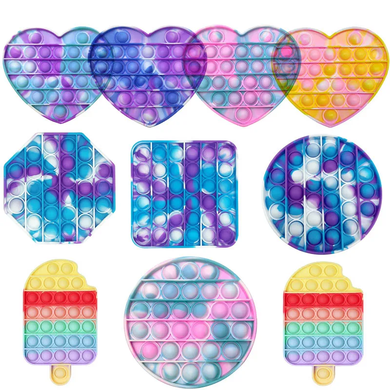 

Fidget Toys Push Pops Bubble Simple Dimple String Relief Adults Children Sensory Squishy Anti-stress Relief Anti Stress Pops
