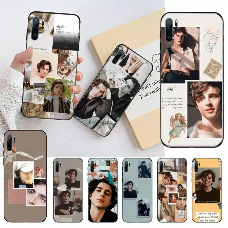 

Timothee Chalamet Phone Case For Huawei honor Mate 10 20 30 40 i 9 8 pro x Lite P smart 2019 nova 5t