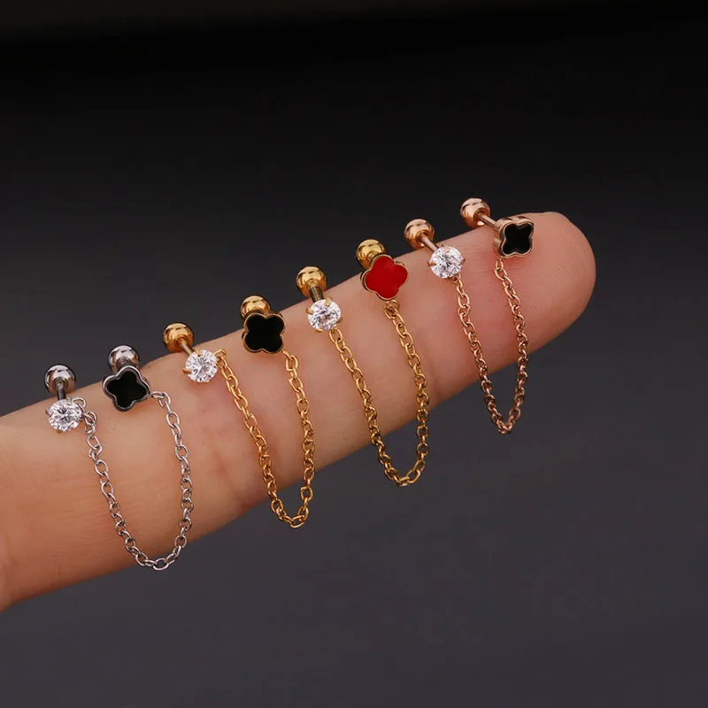 1 шт. 20G двойной цепь в виде геометрических фигур длинные цепочки хрящевая спираль