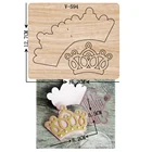 DIY новая корона, деревянные штампы для вырезания открыток для скрапбукинганесколько размеровискусство