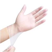 100pcs tpe disposable gloves transparent latex free gloves non slip acid work safety food grade household cleaning gloves
