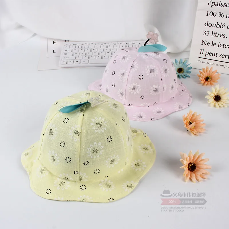 

1Pc Garden Style Sunflower Baby Hat Summer&Spring Sweet Cute Baby Hat Korean Style