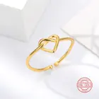 Кольцо женское, из нержавеющей стали, регулируемое, минималистичное