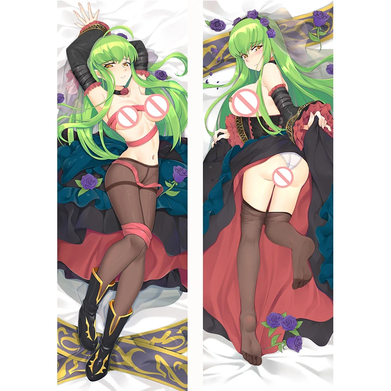 Аниме Code Geass: Lelouch of the Rebellion Dakimakura Чехол персонажей Nunnally Lamperouge & C.C. с длинной