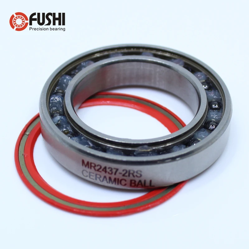 MR2437-2RS подшипник 24*37*7 мм(1 шт.) ABEC-3 MR 24377 RS велосипед BB90 кронштейн дно 24 37 7 керамические шарики подшипники