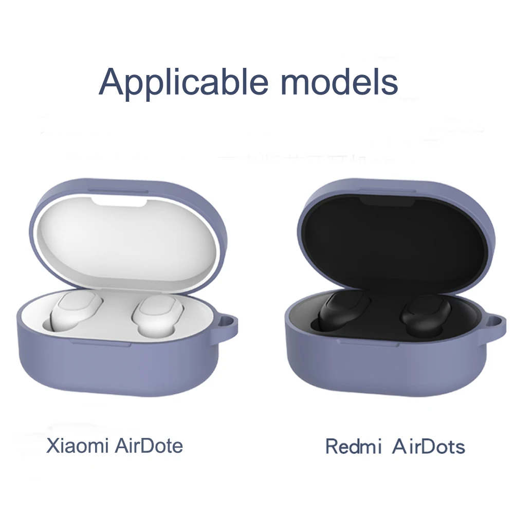 Redmi Airdots защитный силиконовый чехол для Xiaomi Bluetooth наушники зарядная коробка защитный чехол для Xiaomi Airdots