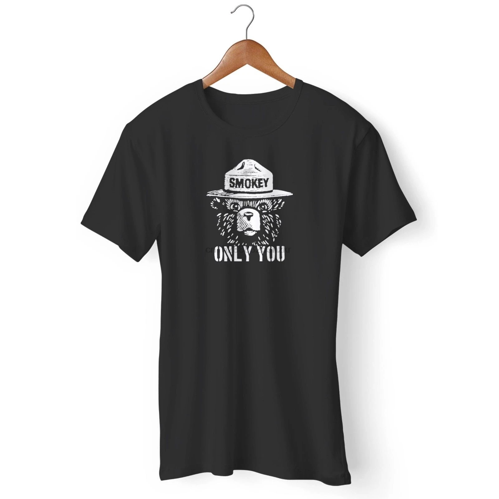 Футболка Smokey Bear для мужчин и женщин супер модная с принтом только вы
