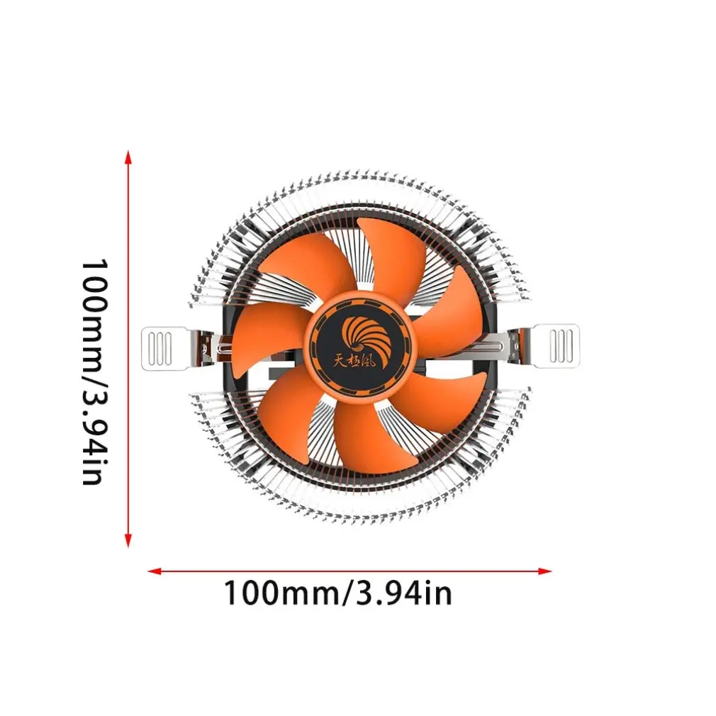 

Long Service Life Super Quiet Computer PC CPU Cooler Cooling Fan Heatsink for Intel LGA775 1155 AMD AM2 AM3 754