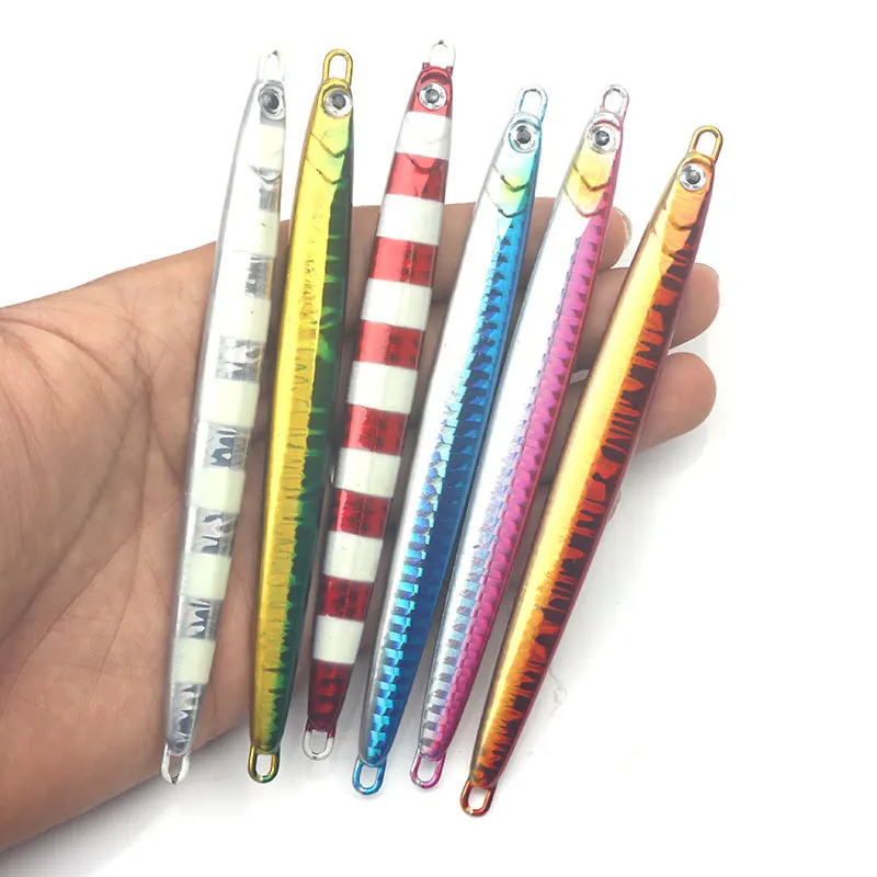 Rompin длинная металлическая морская рыболовная приманка медленно забрасываемая