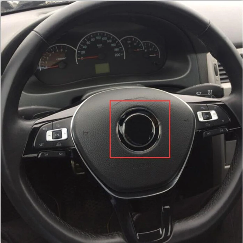 45 мм R SR Evil Rabbit Wolfsburg GTI ABT Demon логотип тонкий алюминиевый черный стикер