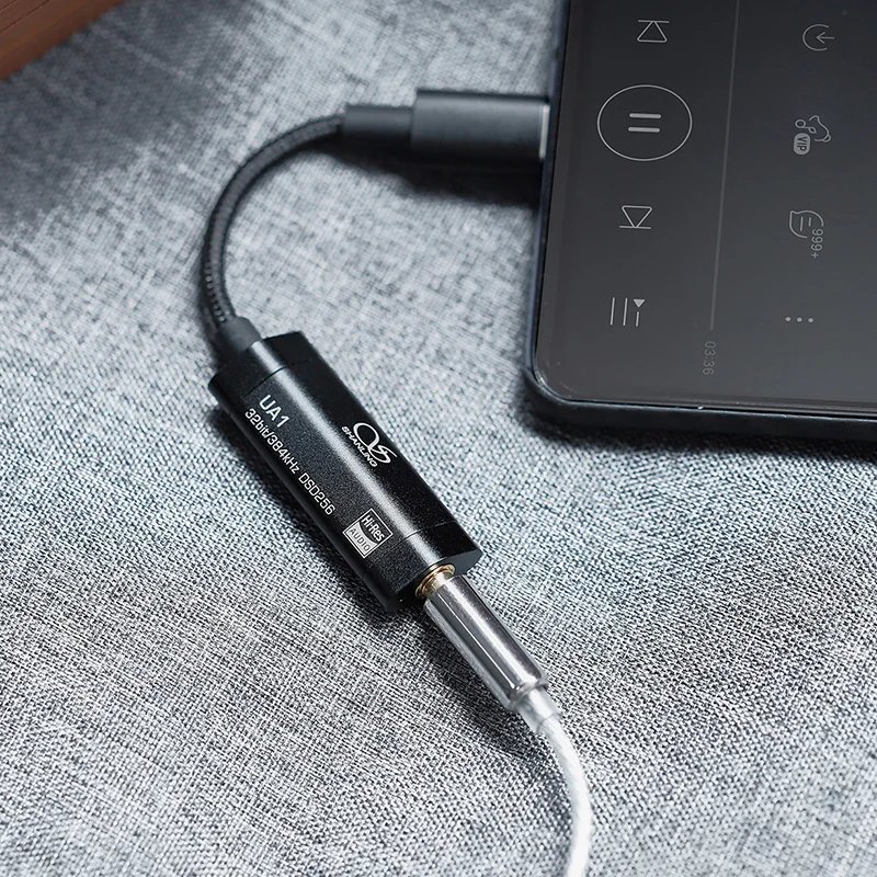 USB адаптер SHANLING UA1 Hi Fi аудио чип ES9218P ЦАП переходники с Type C на 3 5 мм кабель PCM 32/384 и