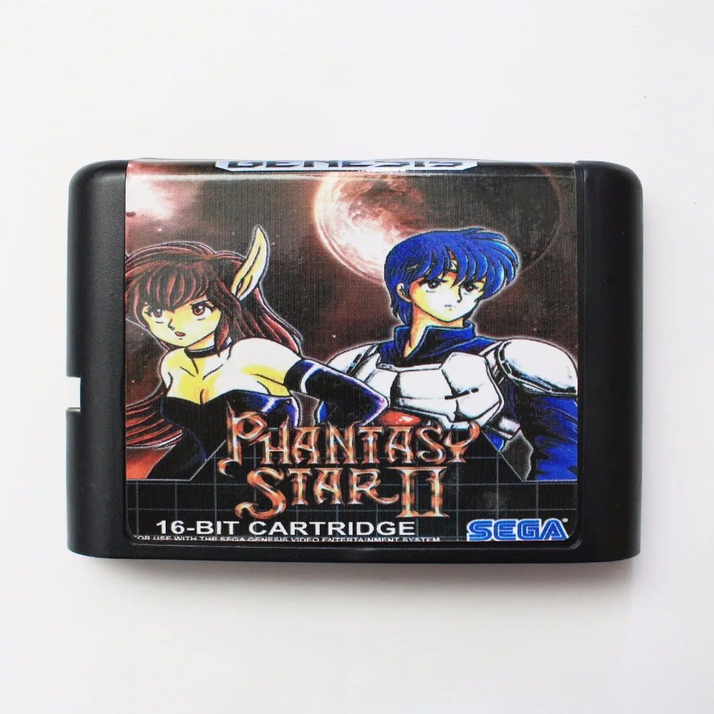 16-битная игровая карта Phantasy Star II MD для Sega Mega Drive Genesis | Электроника