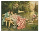 Романтическое свидание на реке четкая картина высшее качество наборы для вышивки крестиком ремесла 14 карат без принта вышивка ручная работа набор декора